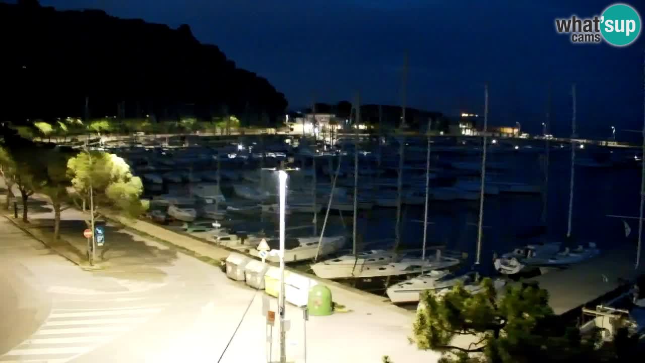 Webcam Baie de Sistiana – Vue en direct de la marina et de la baie