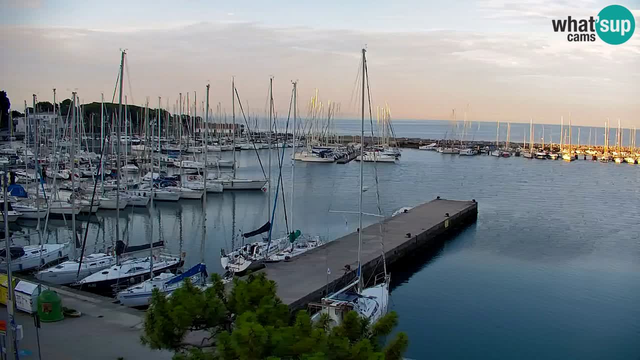 Webcam Baie de Sistiana – Vue en direct de la marina et de la baie