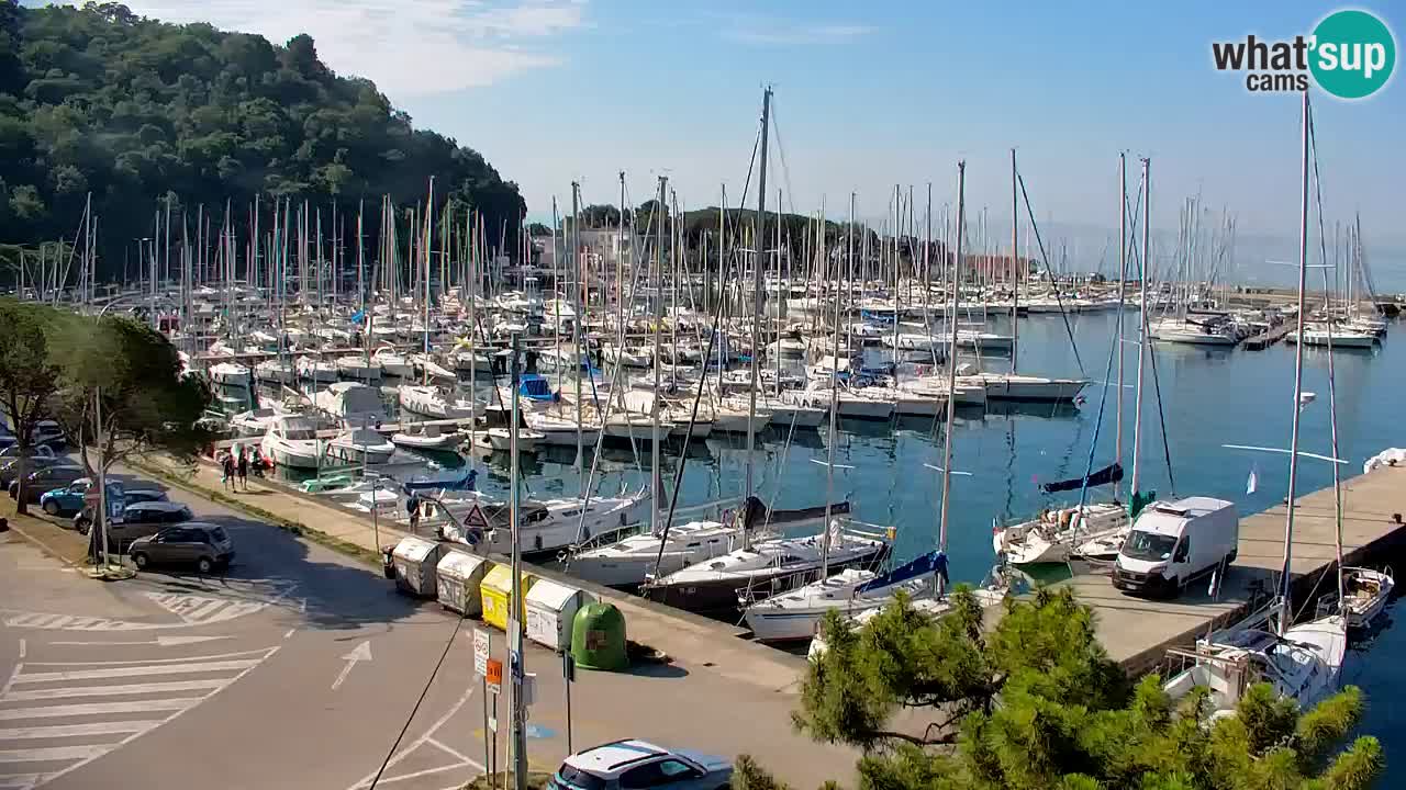 Web kamera Sistiana Uvala – Pogled uživo na marinu i zaljev
