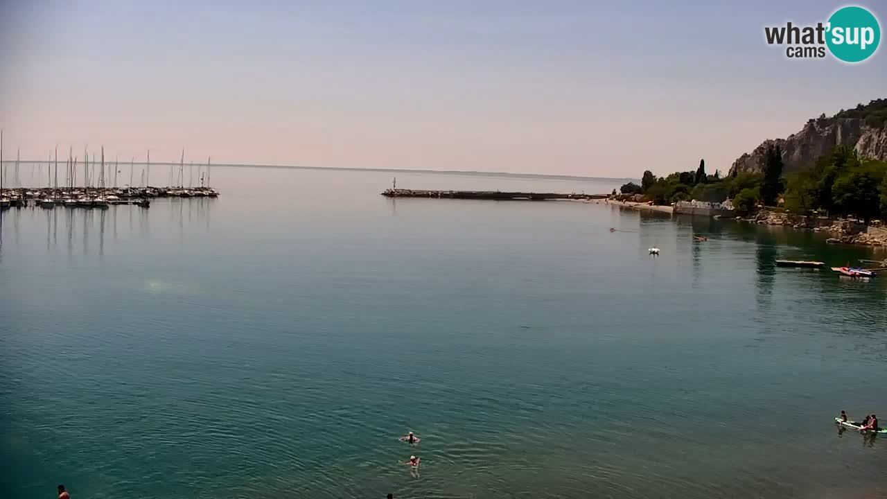 Webcam Baie de Sistiana – Vue en direct de la marina et de la baie