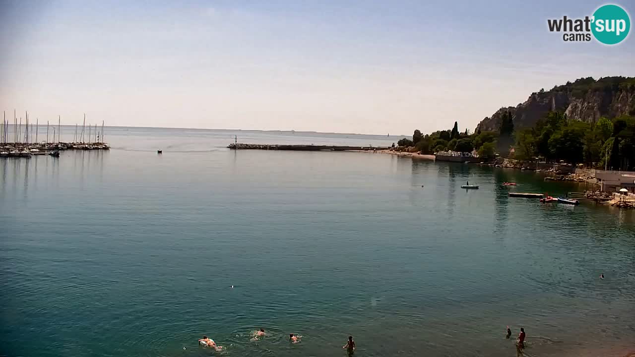 Spletna kamera Sesljanski zaliv – Pogled v živo na marino in zaliv