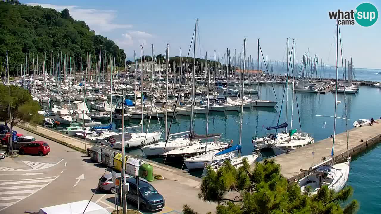 Webcam Sistiana Baia – Live View of the Marina and Gulf