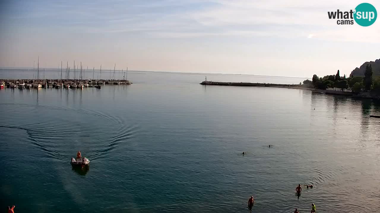 Webcam Sistiana Baia – Live View of the Marina and Gulf