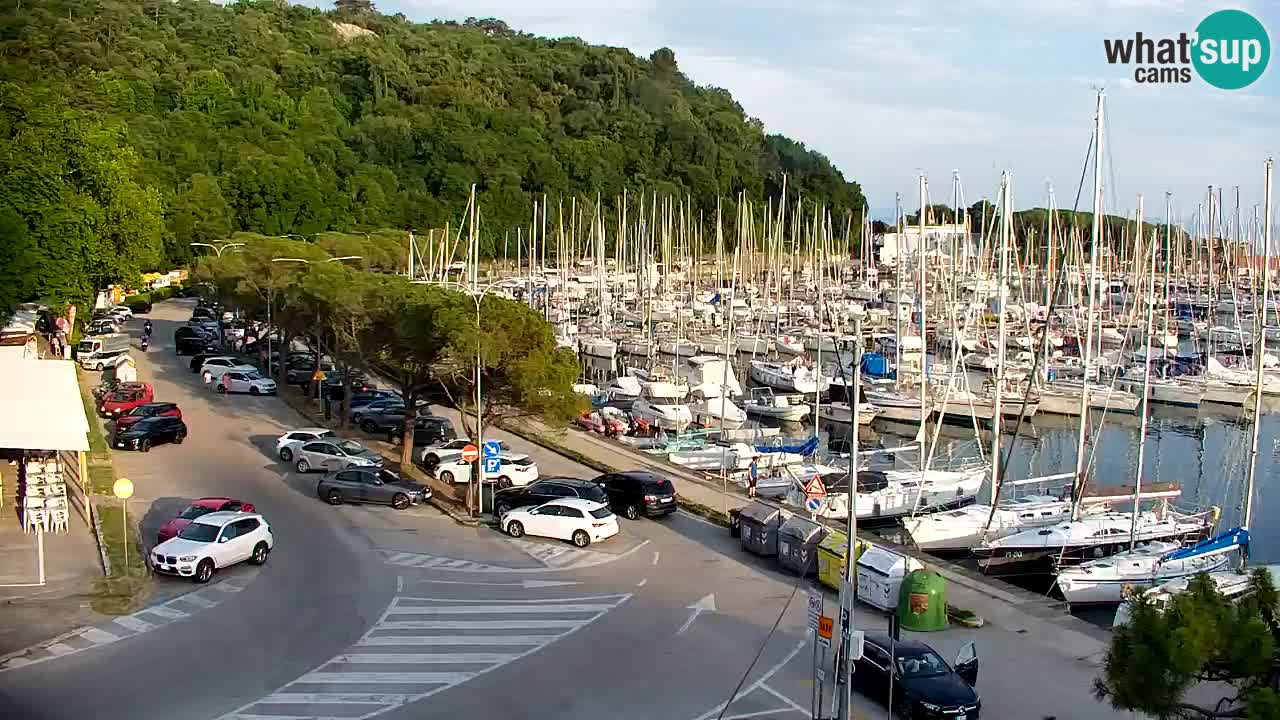 Webcam Baie de Sistiana – Vue en direct de la marina et de la baie