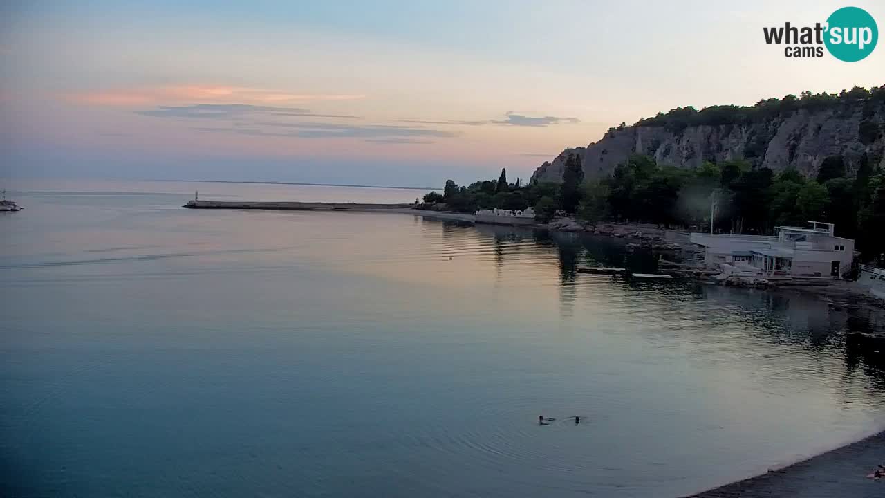 Webcam Baie de Sistiana – Vue en direct de la marina et de la baie