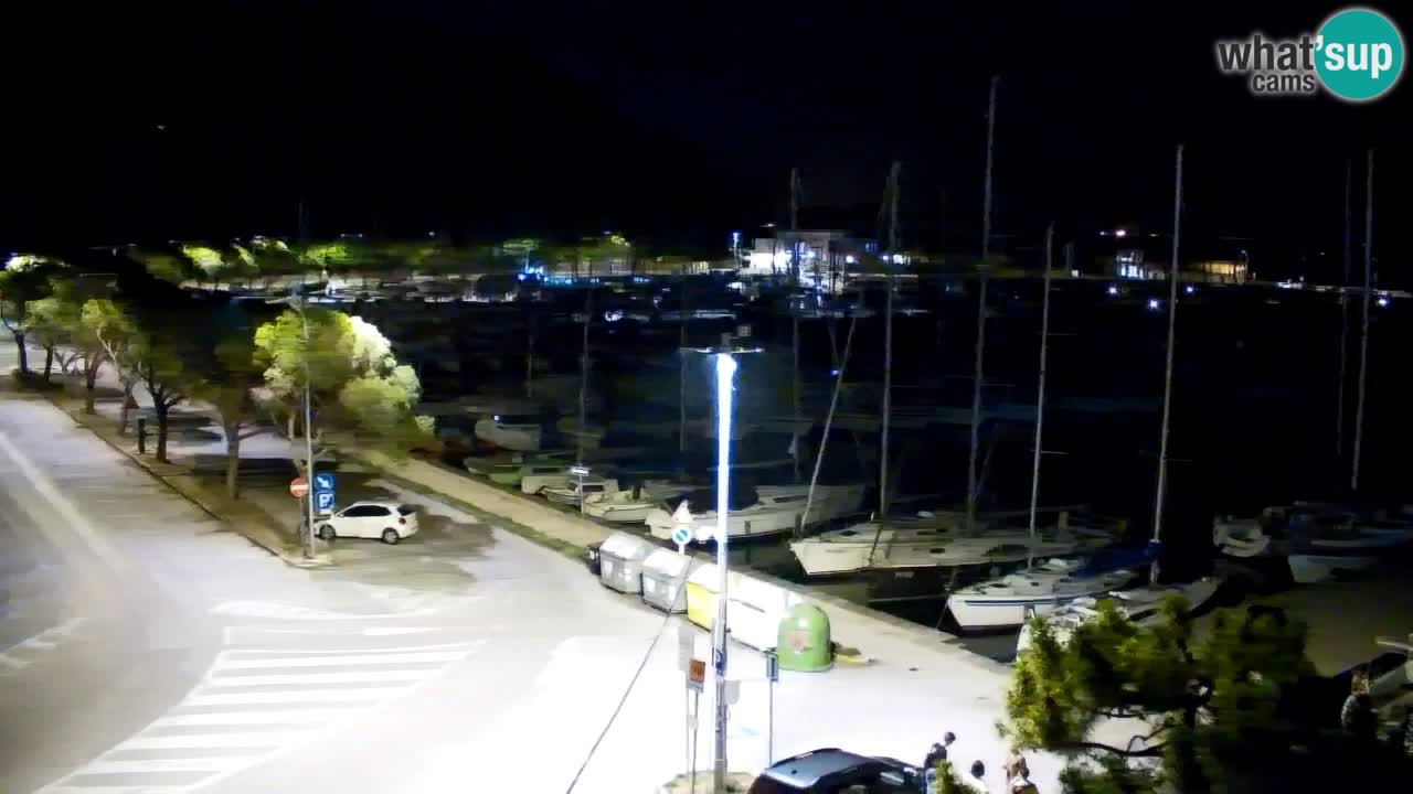 Webcam Bahía de Sistiana – Vista en directo del puerto deportivo y la costa