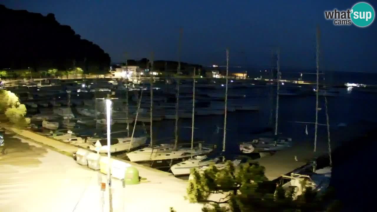 Webcam Bahía de Sistiana – Vista en directo del puerto deportivo y la costa