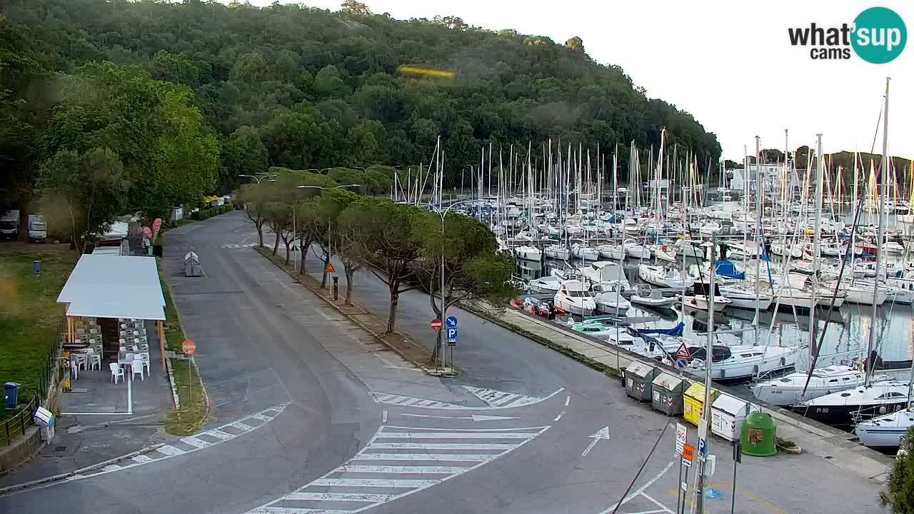 Webcam Baie de Sistiana – Vue en direct de la marina et de la baie