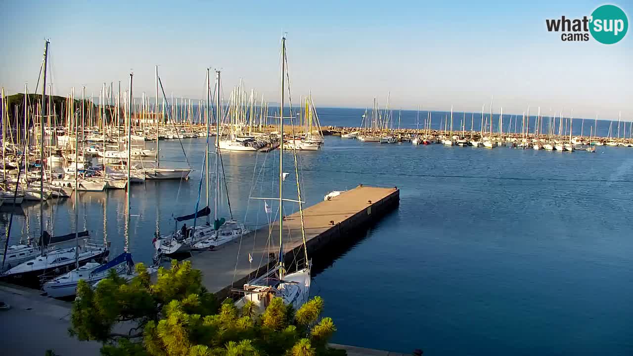 Web kamera Sistiana Uvala – Pogled uživo na marinu i zaljev