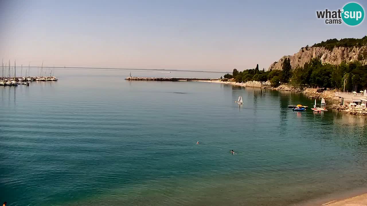 Webcam Sistiana Baia – Live View of the Marina and Gulf