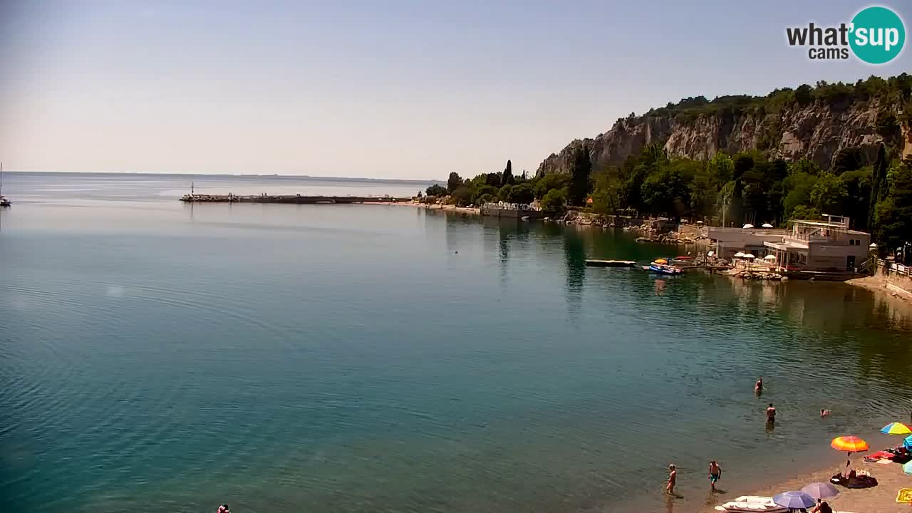 Spletna kamera Sesljanski zaliv – Pogled v živo na marino in zaliv