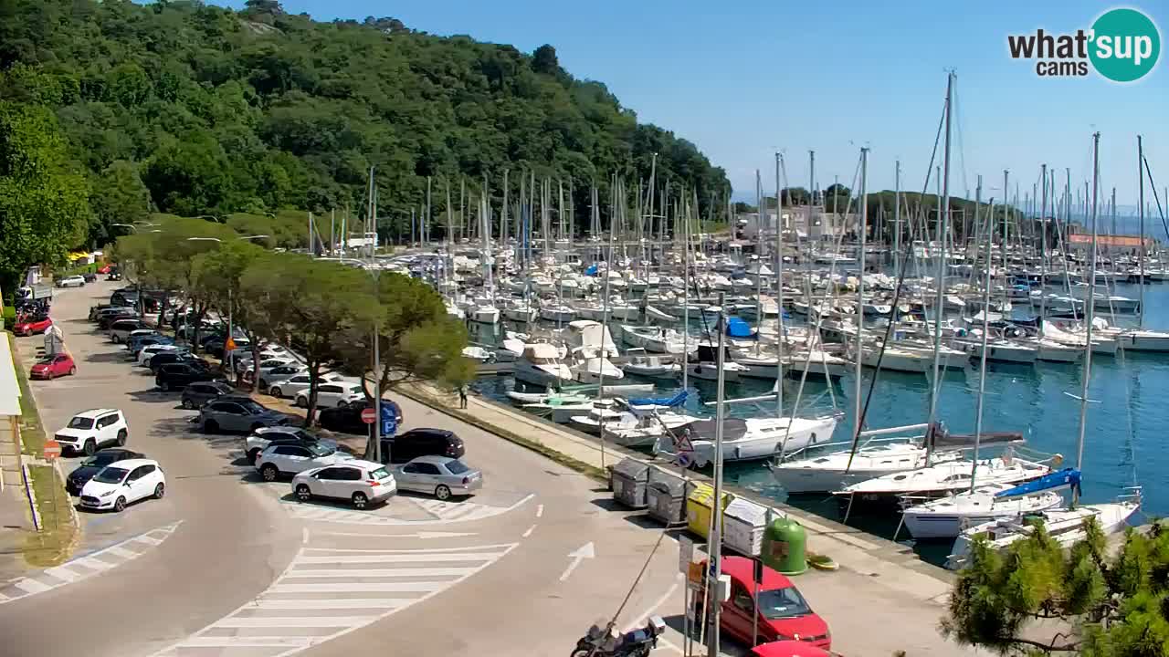 Webcam Baie de Sistiana – Vue en direct de la marina et de la baie