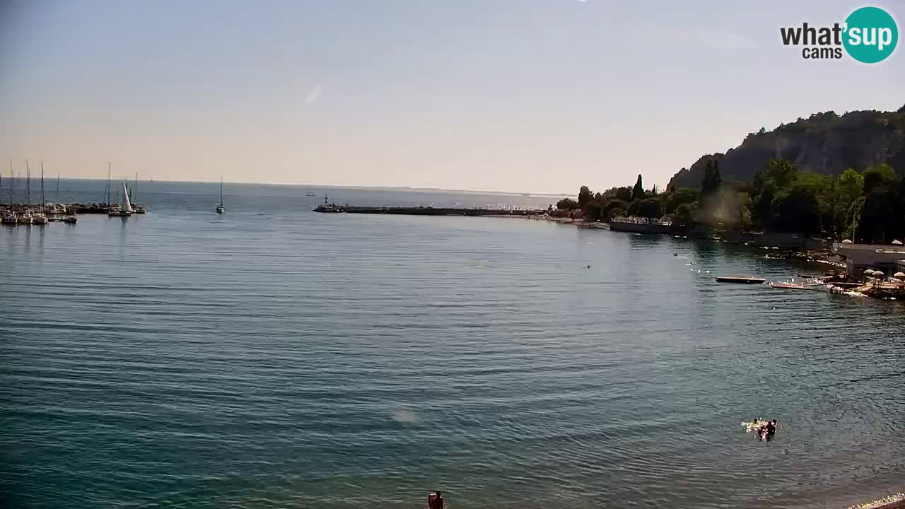 Webcam Baie de Sistiana – Vue en direct de la marina et de la baie