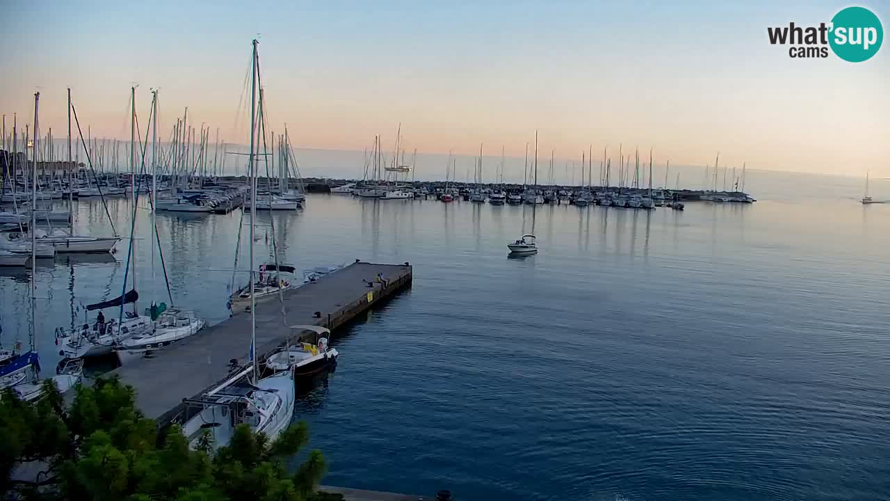 Webcam Sistiana Baia – Live View of the Marina and Gulf