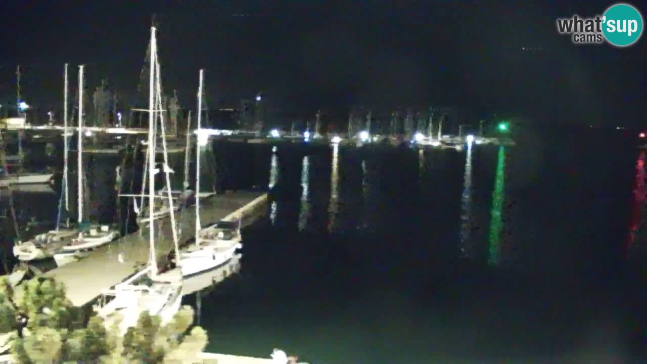 Webcam Bahía de Sistiana – Vista en directo del puerto deportivo y la costa