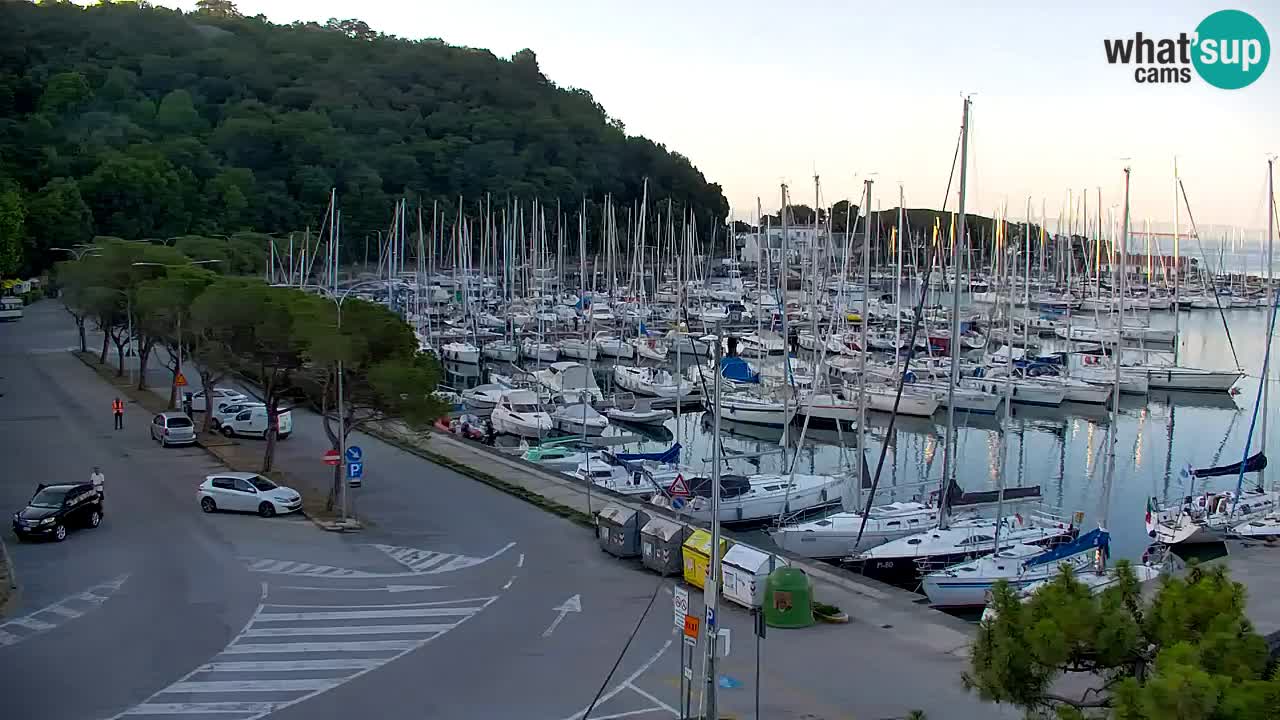 Webcam Sistiana Baia – Live View of the Marina and Gulf
