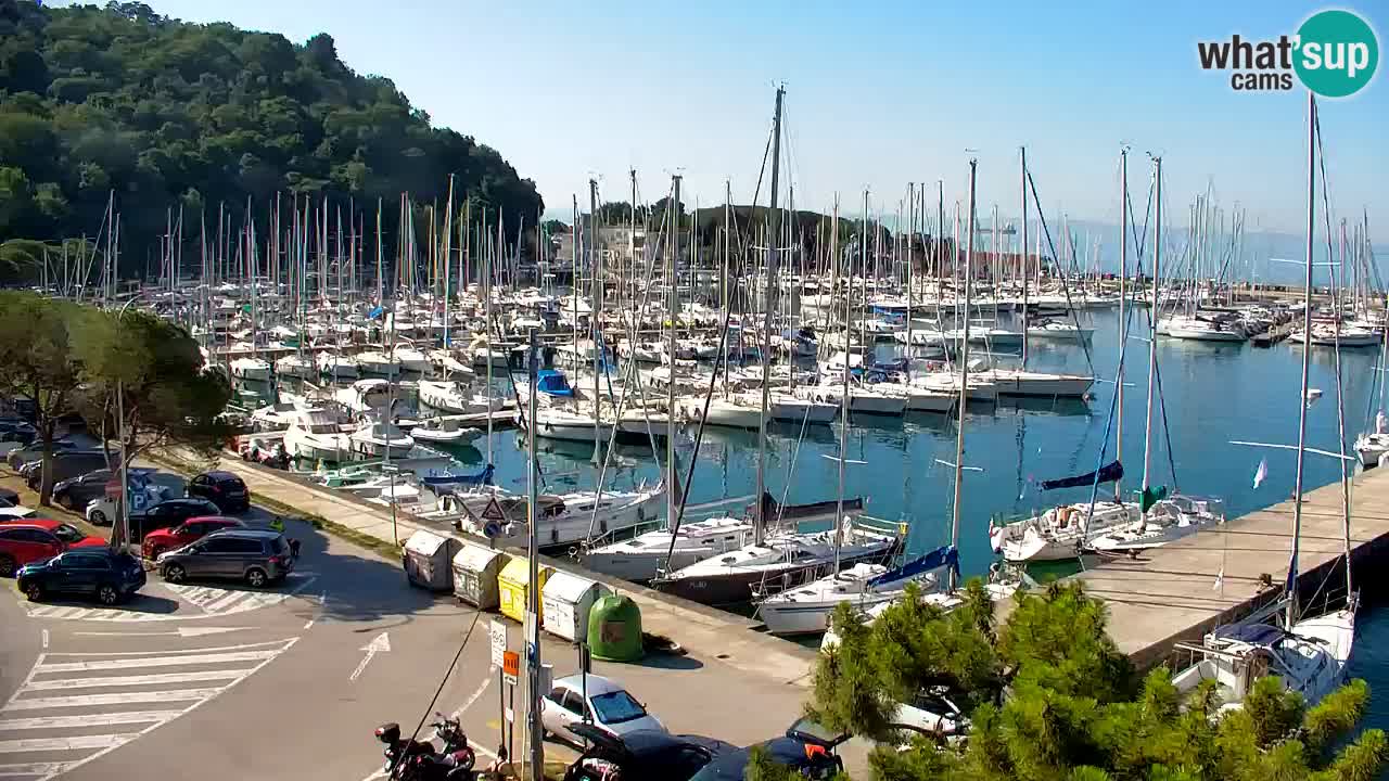 Webcam Sistiana Baia – Live View of the Marina and Gulf