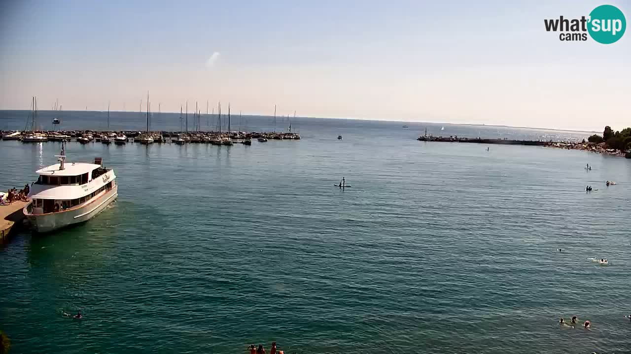 Webcam Baie de Sistiana – Vue en direct de la marina et de la baie