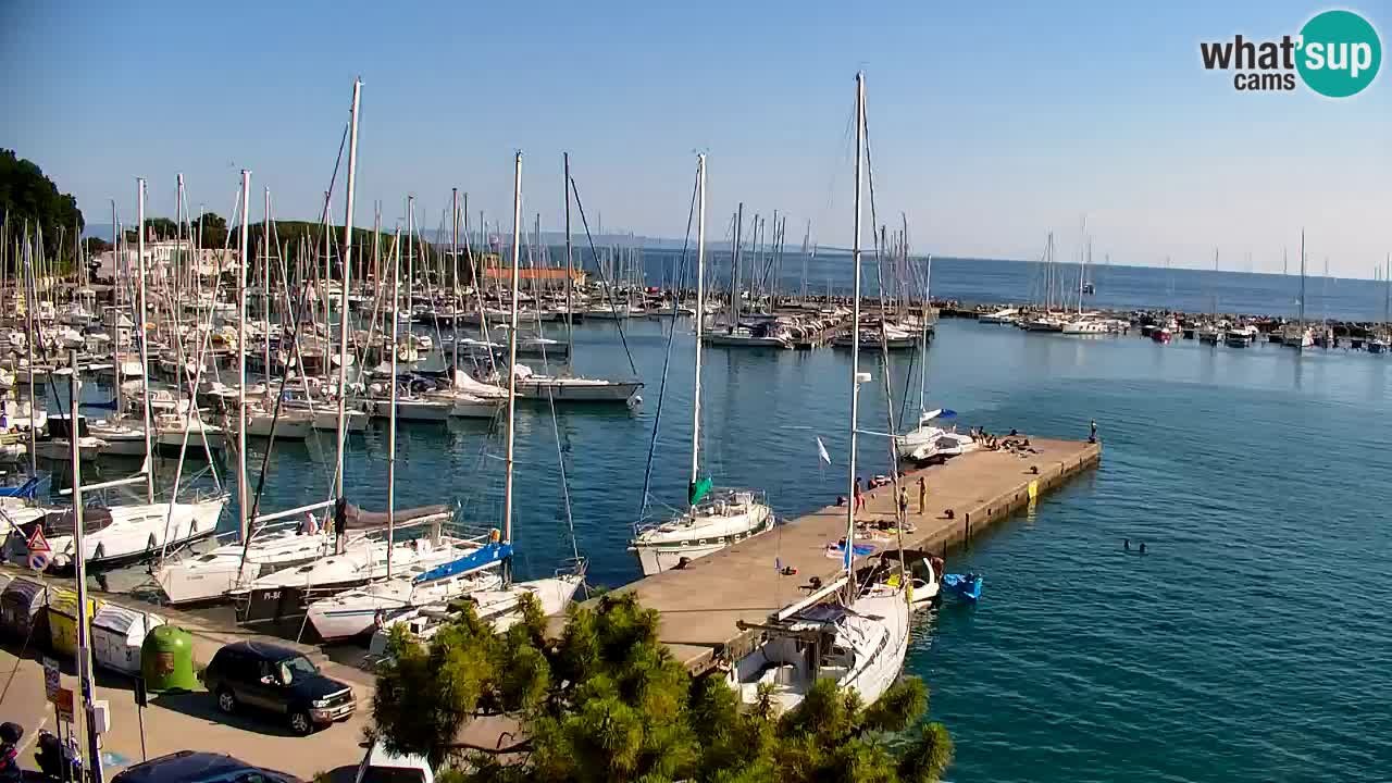 Webcam Sistiana Baia – Live View of the Marina and Gulf