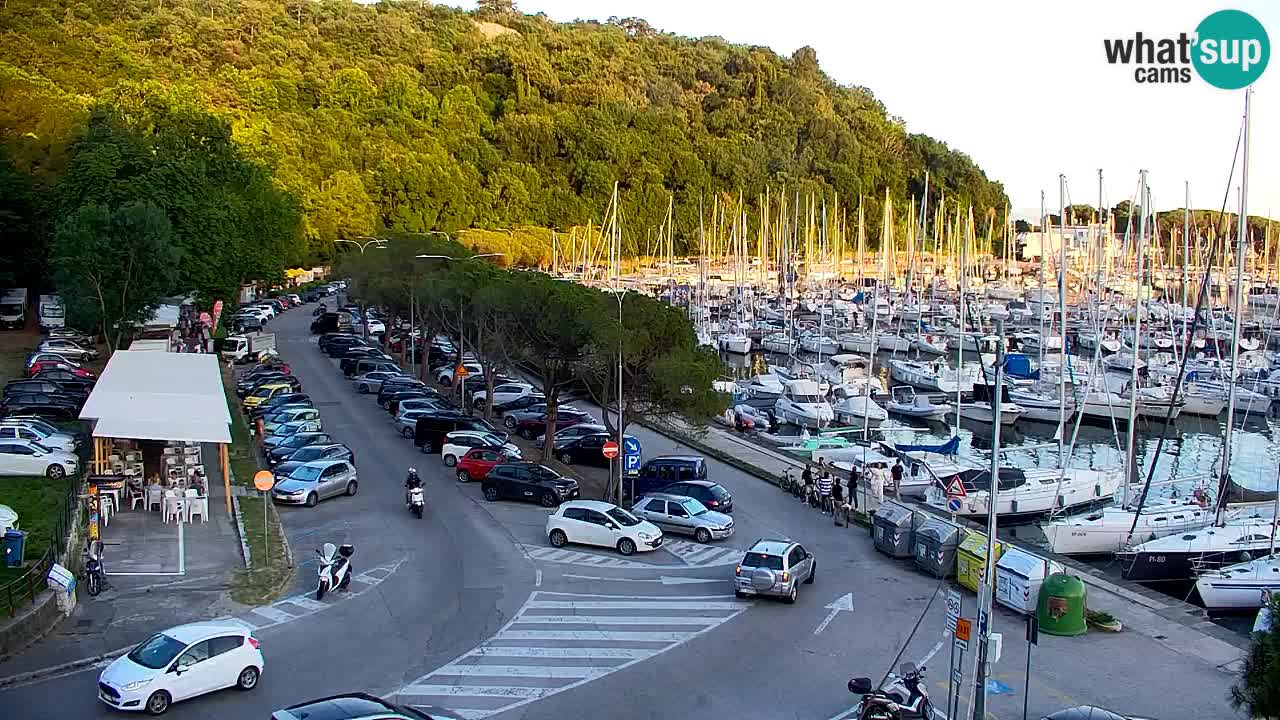 Spletna kamera Sesljanski zaliv – Pogled v živo na marino in zaliv