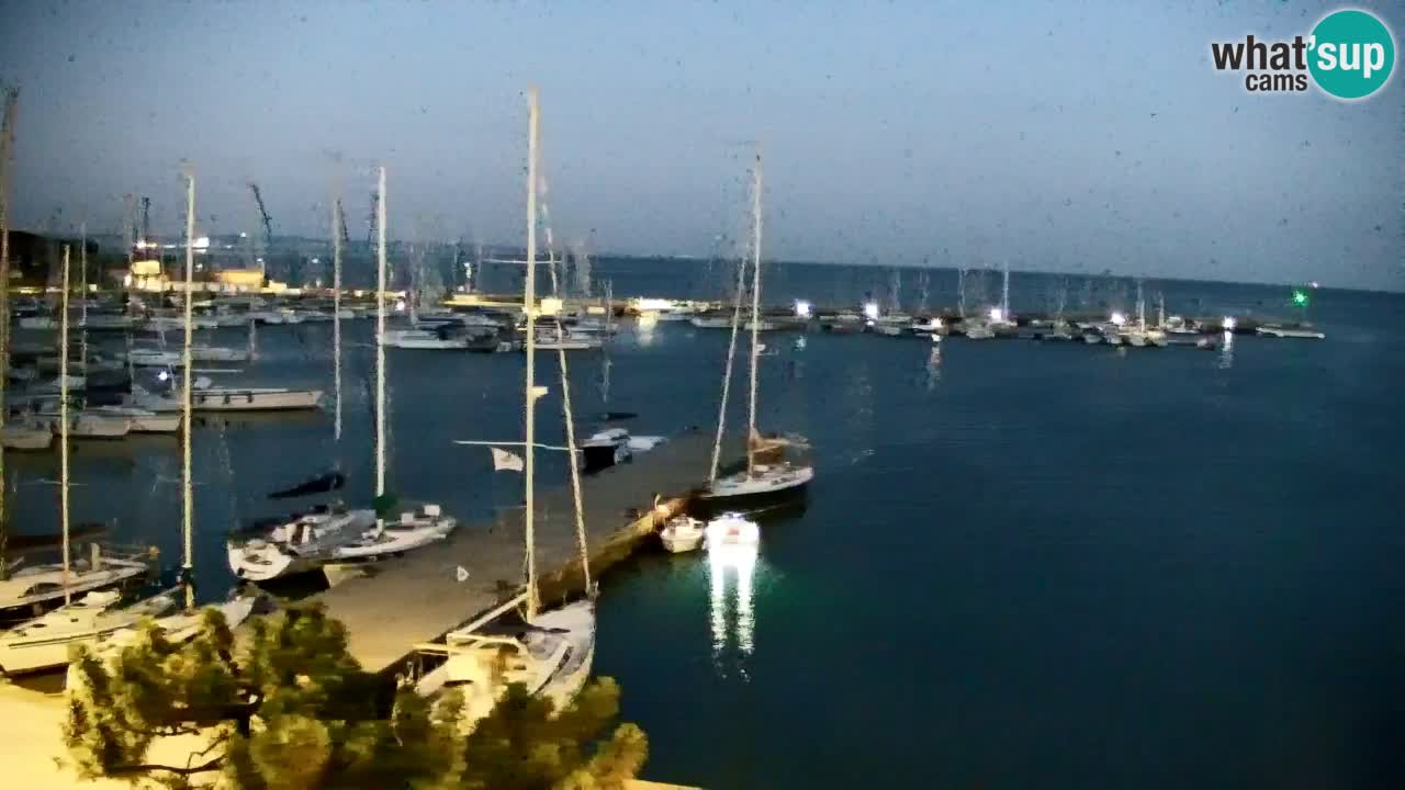 Webcam Baie de Sistiana – Vue en direct de la marina et de la baie
