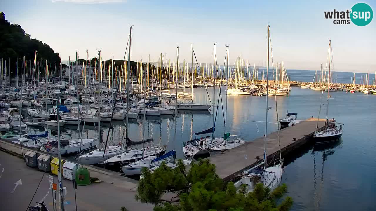 Webcam Sistiana Baia – Live View of the Marina and Gulf