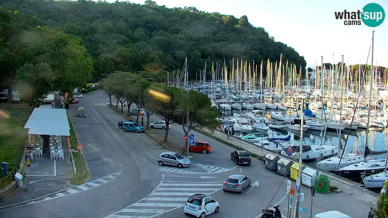 Webcam Baie de Sistiana – Vue en direct de la marina et de la baie