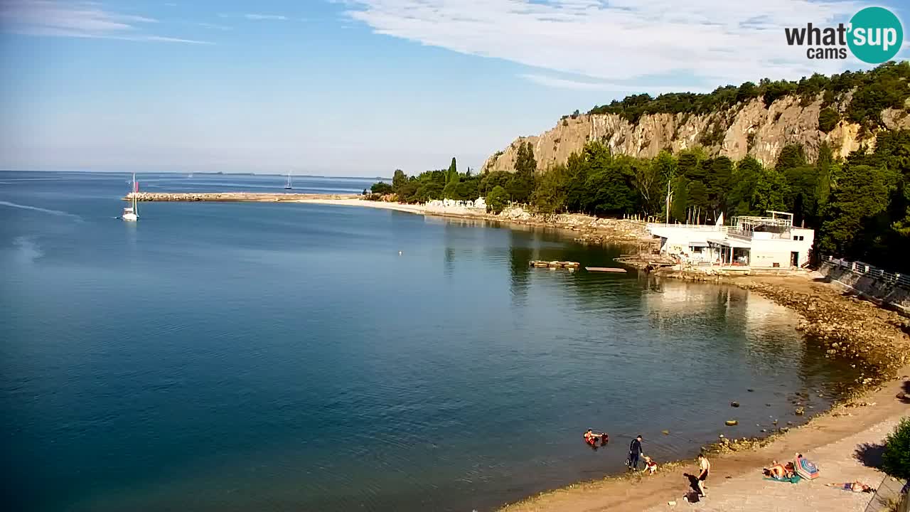 Webcam Baie de Sistiana – Vue en direct de la marina et de la baie