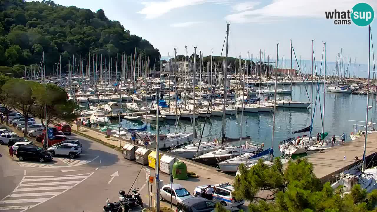 Webcam Baie de Sistiana – Vue en direct de la marina et de la baie