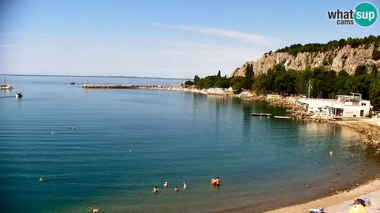 Webcam Baie de Sistiana – Vue en direct de la marina et de la baie