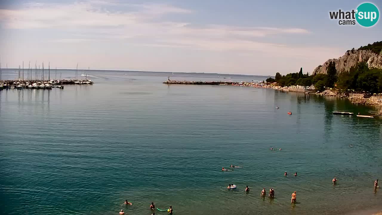Webcam Sistiana Baia – Live View of the Marina and Gulf