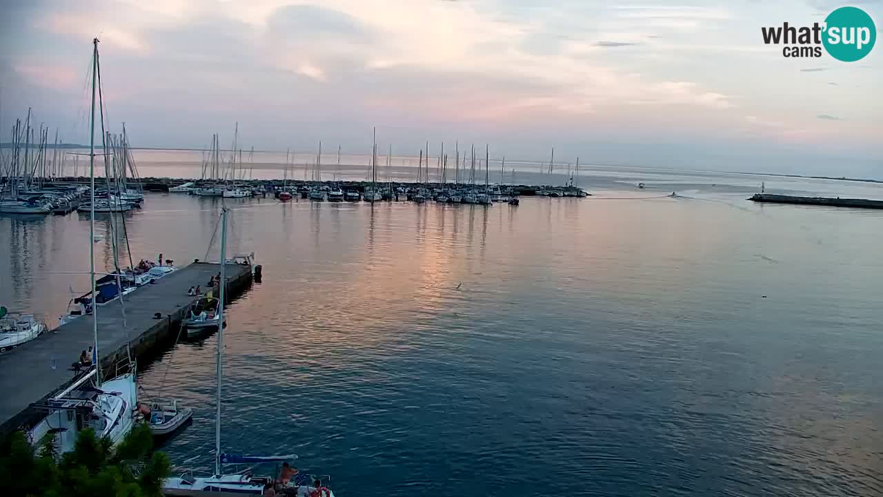 Spletna kamera Sesljanski zaliv – Pogled v živo na marino in zaliv