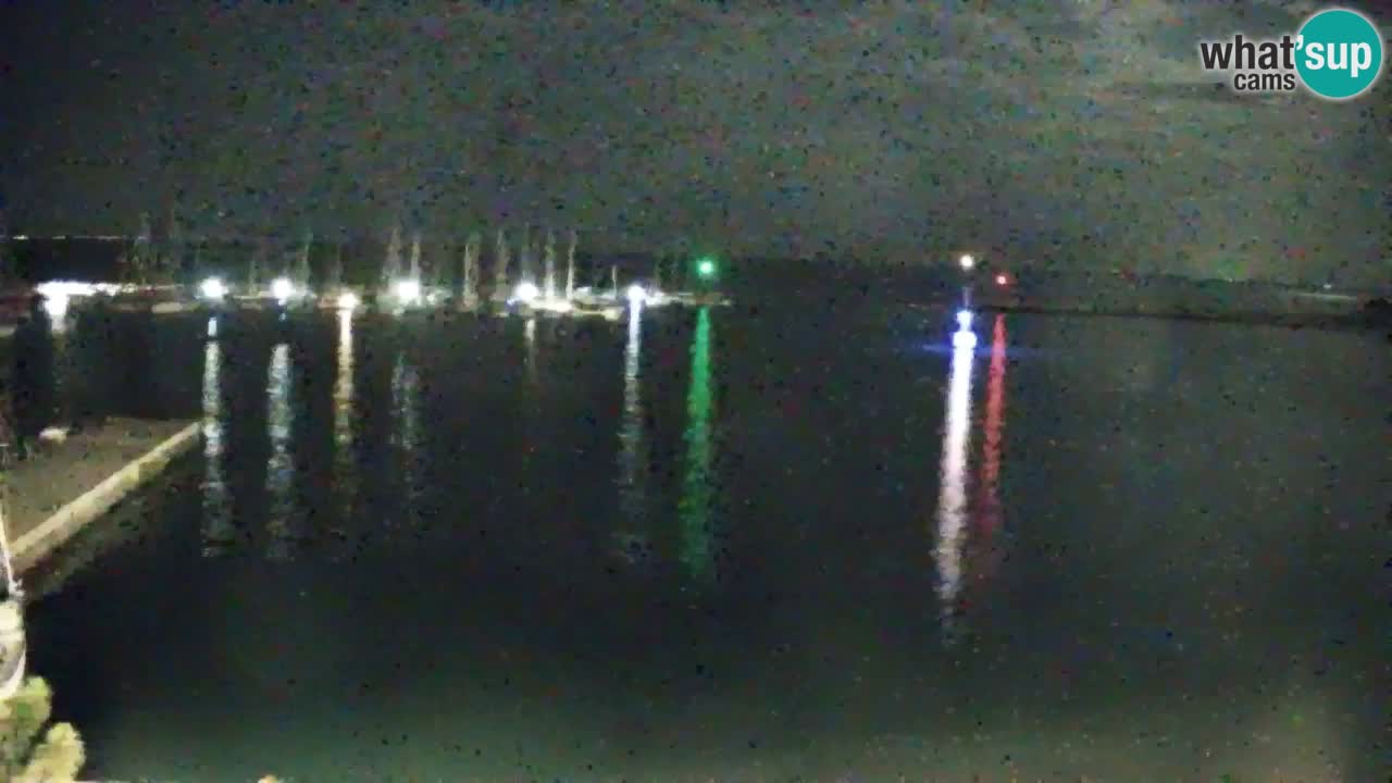 Webcam Bahía de Sistiana – Vista en directo del puerto deportivo y la costa