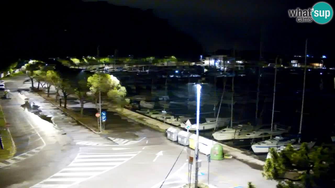 Webcam Bahía de Sistiana – Vista en directo del puerto deportivo y la costa