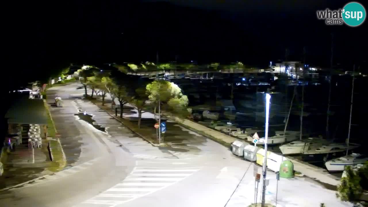 Webcam Bahía de Sistiana – Vista en directo del puerto deportivo y la costa