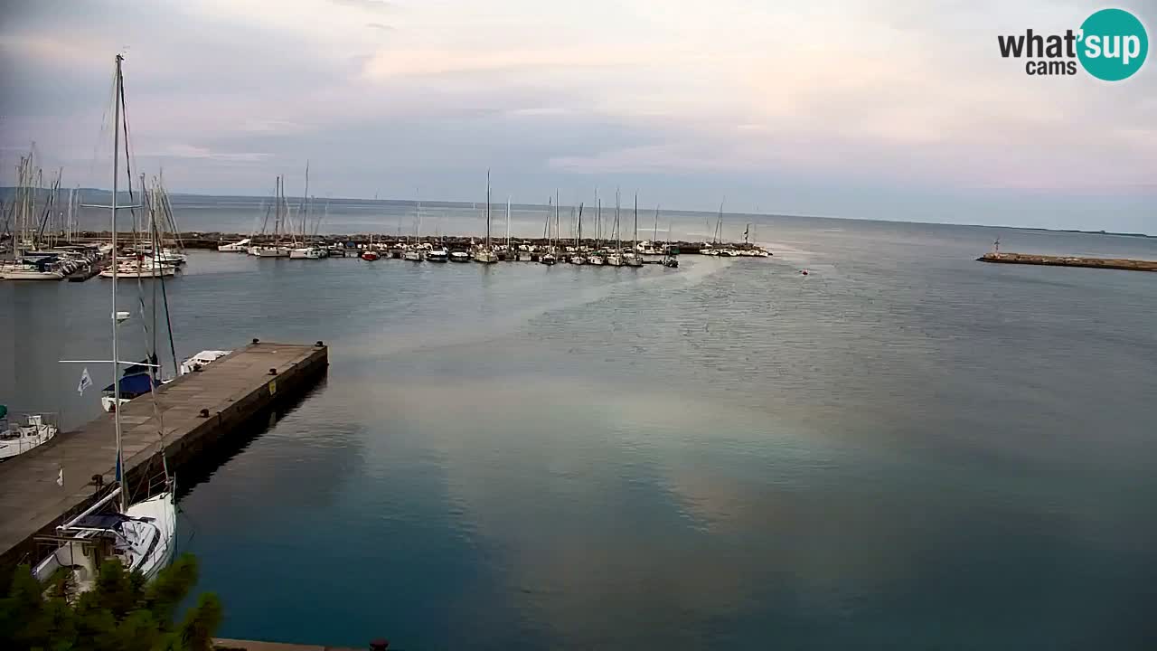 Webcam Baie de Sistiana – Vue en direct de la marina et de la baie