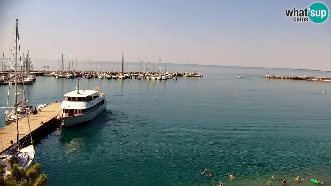 Webcam Baie de Sistiana – Vue en direct de la marina et de la baie