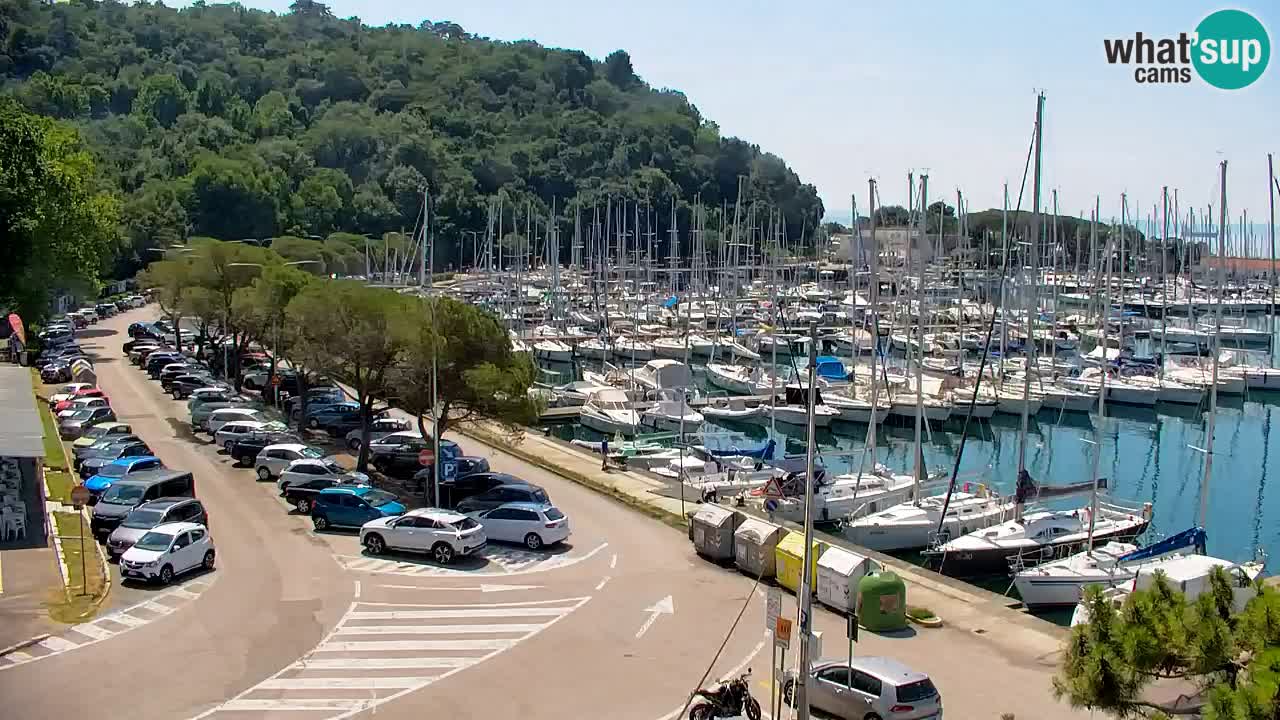 Web kamera Sistiana Uvala – Pogled uživo na marinu i zaljev