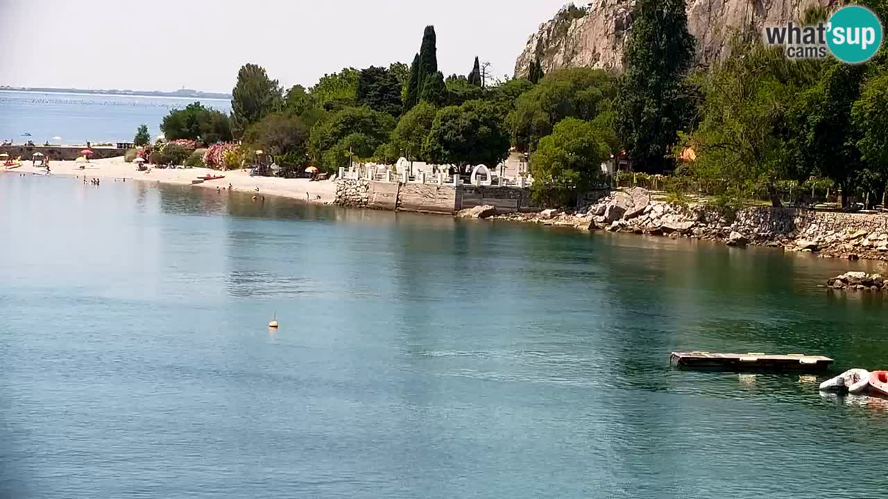 Spletna kamera Sesljanski zaliv – Pogled v živo na marino in zaliv