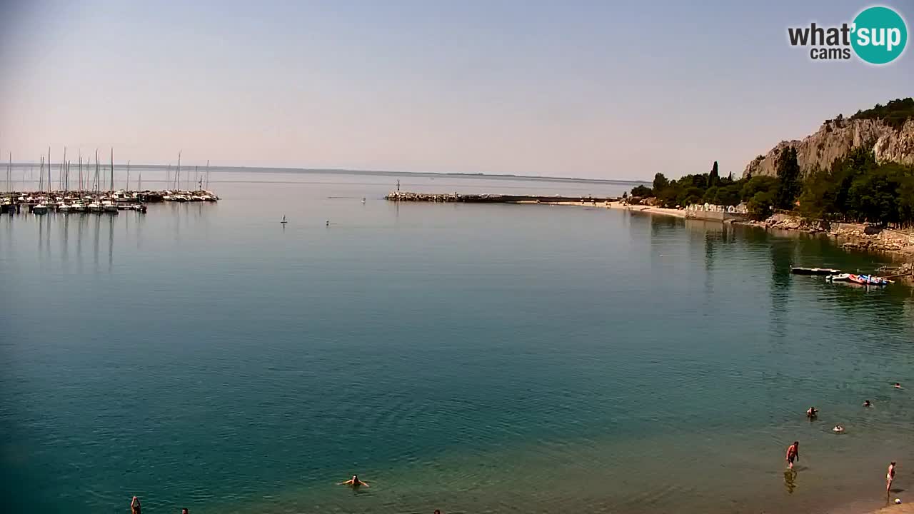 Webcam Baie de Sistiana – Vue en direct de la marina et de la baie