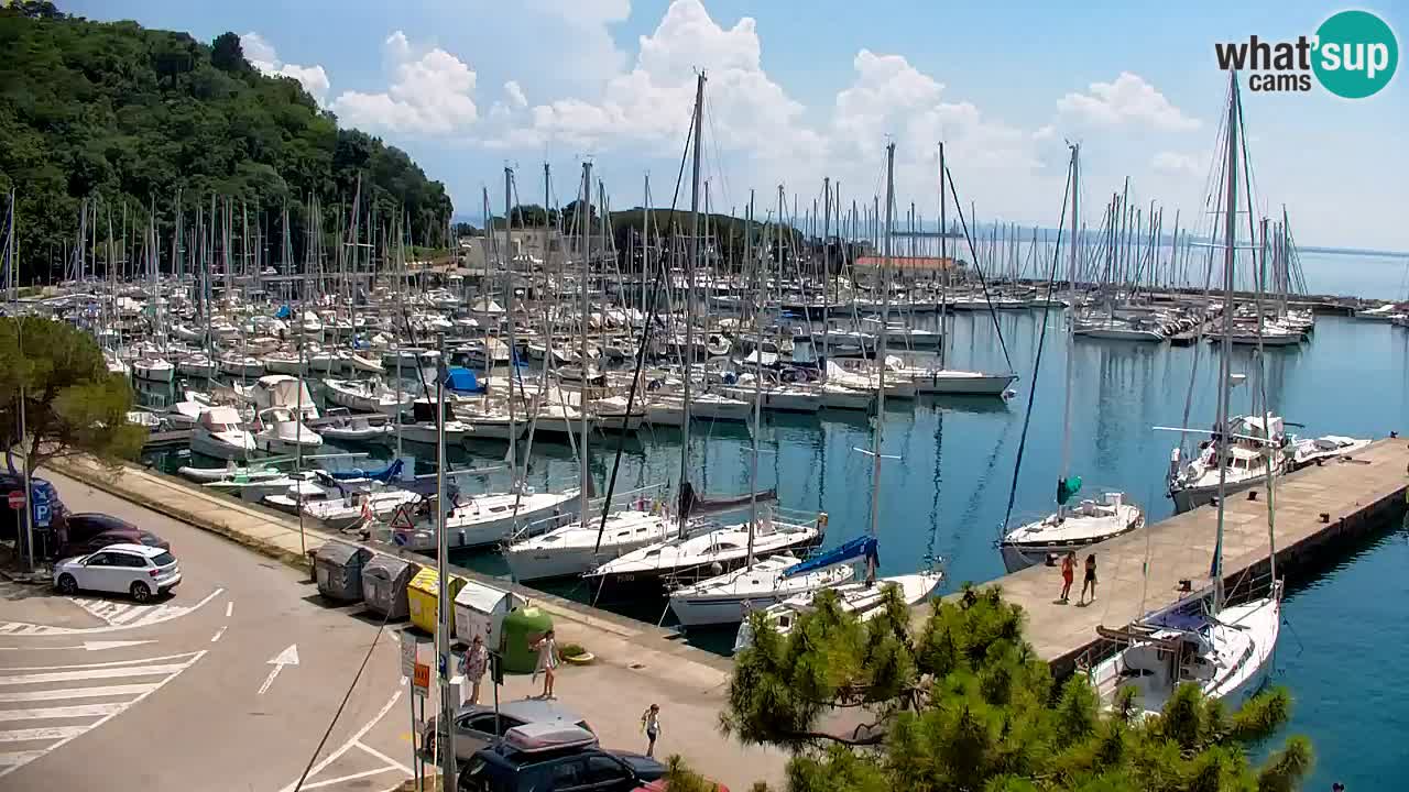 Web kamera Sistiana Uvala – Pogled uživo na marinu i zaljev