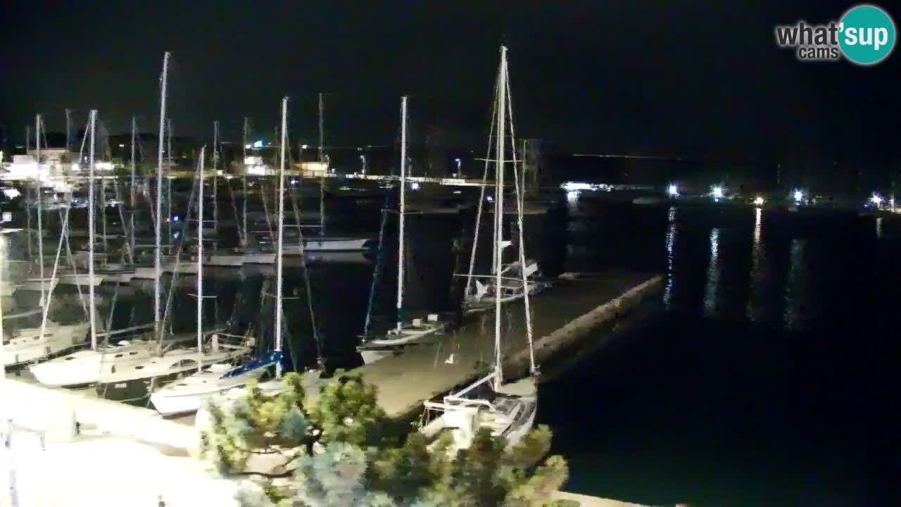 Webcam Bahía de Sistiana – Vista en directo del puerto deportivo y la costa