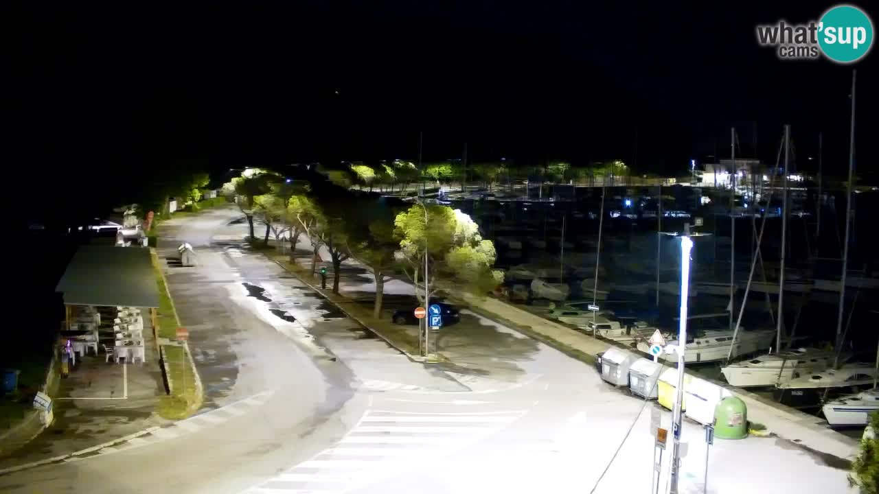 Webcam Bahía de Sistiana – Vista en directo del puerto deportivo y la costa