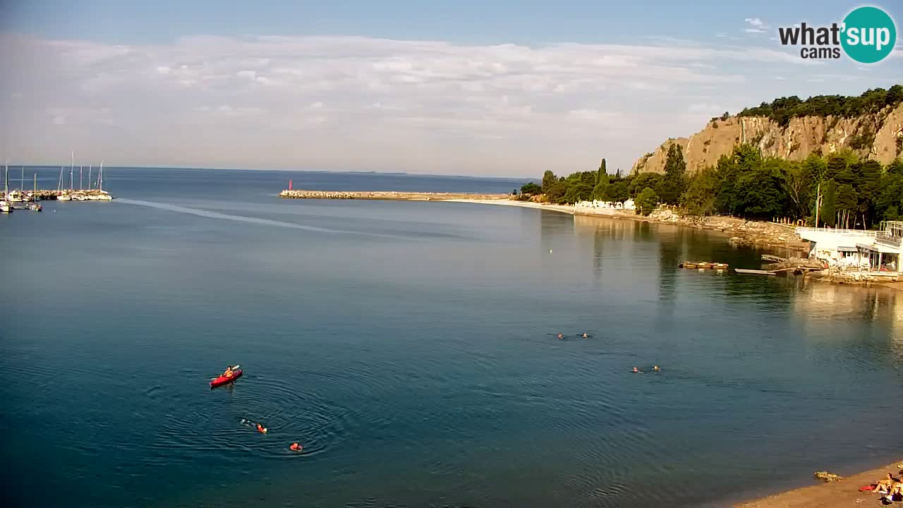 Webcam Sistiana Baia – Live View of the Marina and Gulf