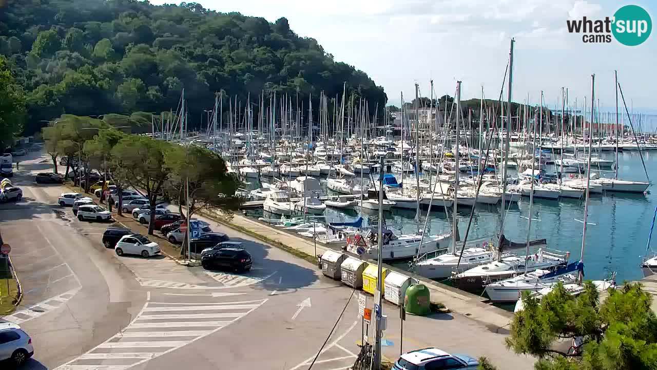 Webcam Baie de Sistiana – Vue en direct de la marina et de la baie