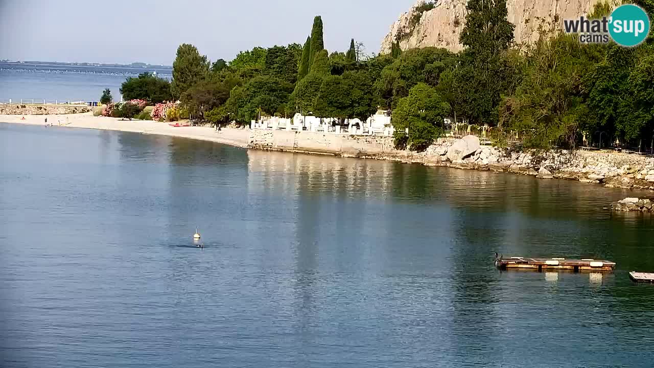 Webcam Bahía de Sistiana – Vista en directo del puerto deportivo y la costa