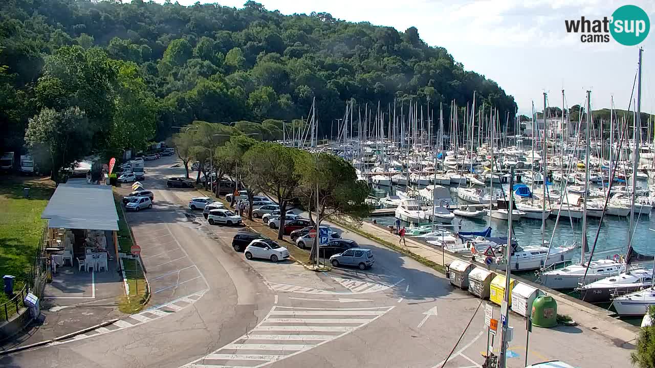 Webcam Baie de Sistiana – Vue en direct de la marina et de la baie
