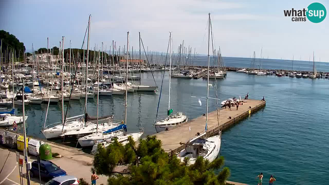 Webcam Baie de Sistiana – Vue en direct de la marina et de la baie