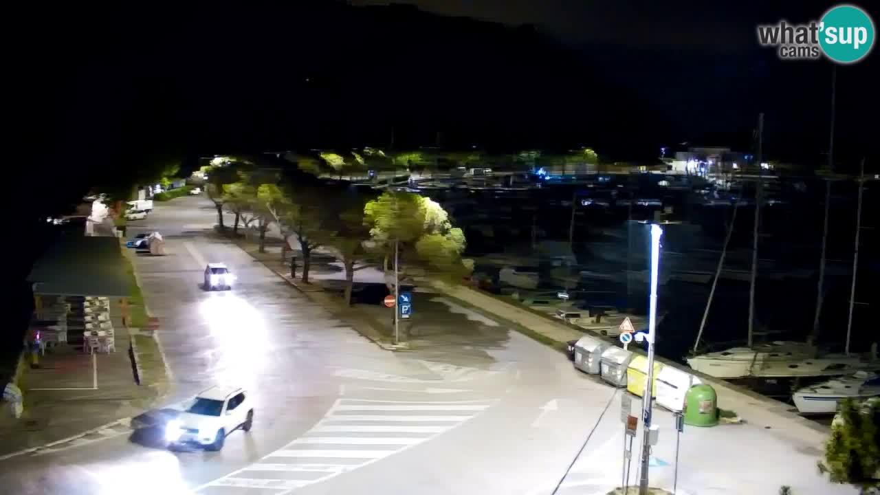 Webcam Bahía de Sistiana – Vista en directo del puerto deportivo y la costa