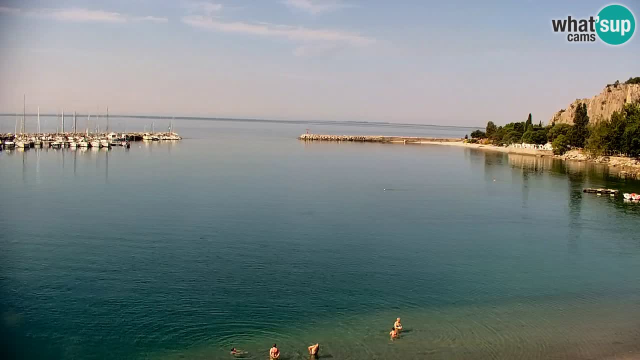 Webcam Baie de Sistiana – Vue en direct de la marina et de la baie